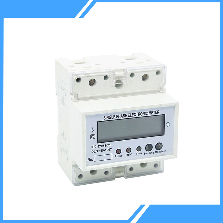 Din Rail Type elektrische bi-directionele energiemeter