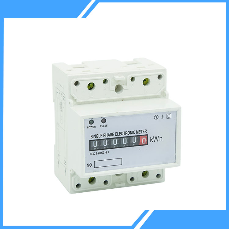 Din-rail type bi-directionele energiemeter