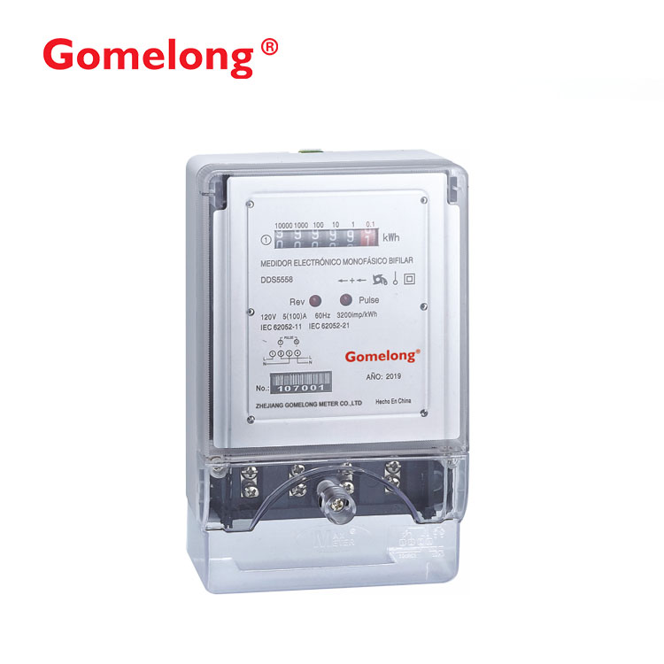 Eenfasige mechanische uur-energiemeter